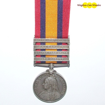 Queen’s South Africa Medal - Tpr. F Allan - Click Image to Close